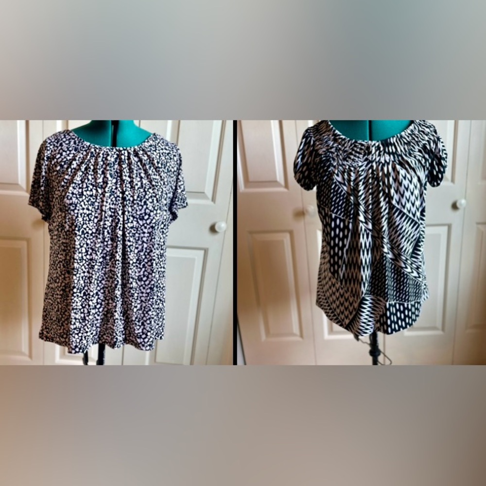 Blouse bundle! TWO XL tops- great for the office!